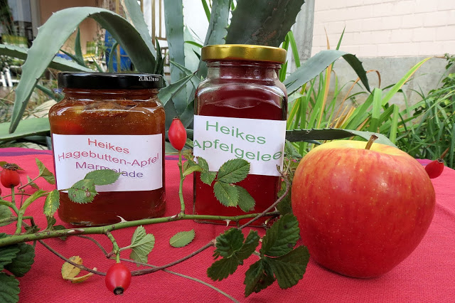 Hagebutten-Apfelmarmelade und Apfelgelee - Naturheilpraxis St. Rochus